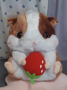テツコーポレーション ハムちゃん イチゴ ぬいぐるみ ハムスター いちごちゃん ころはむコロン ぬいぐるみ ハムスター アミューズ